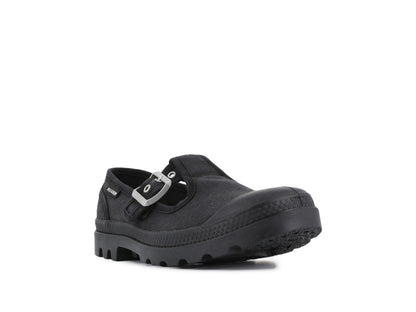 BLACK PAMPA MARY-JANE WASHED - Palladium Best Price