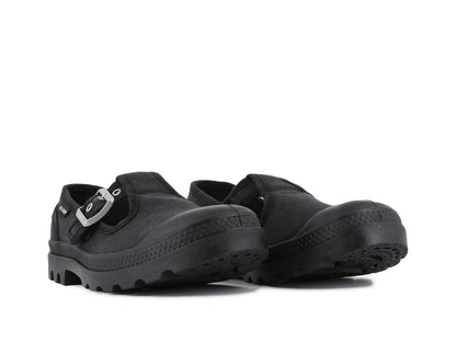 BLACK PAMPA MARY-JANE WASHED - Palladium Best Price