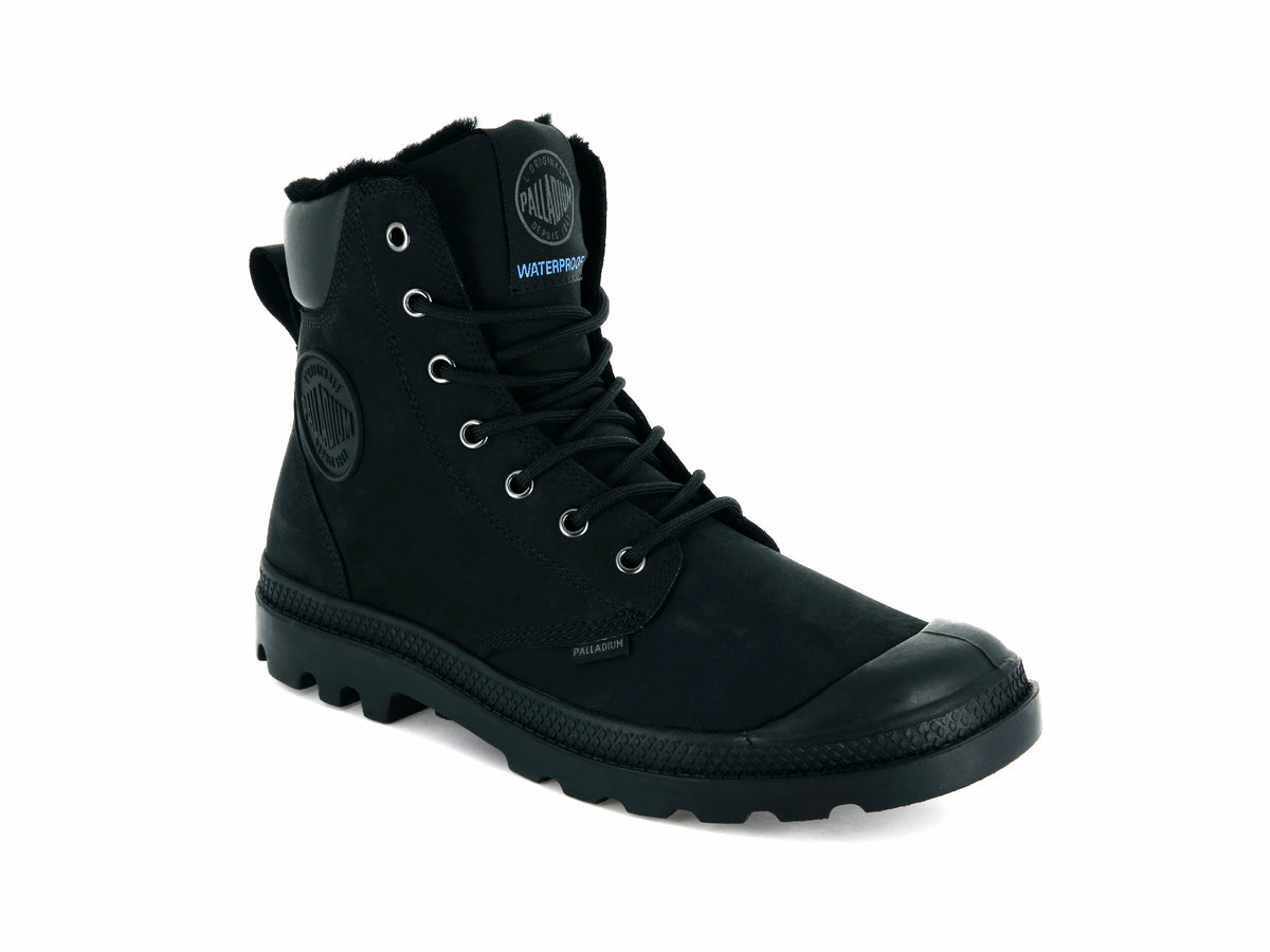 BLACK/BLACK PAMPA SPORT CUFF WPS - Palladium Value