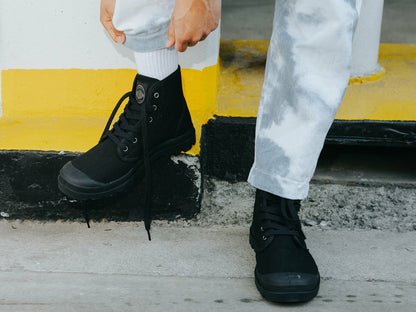 BLACK/BLACK PAMPA HI - Palladium Essential