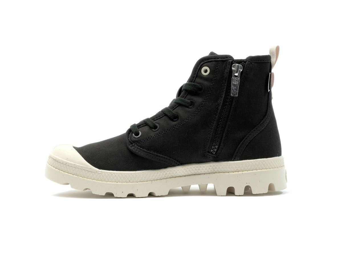 BLACK PAMPA HI ZIP ORGANIC - Palladium Best Price