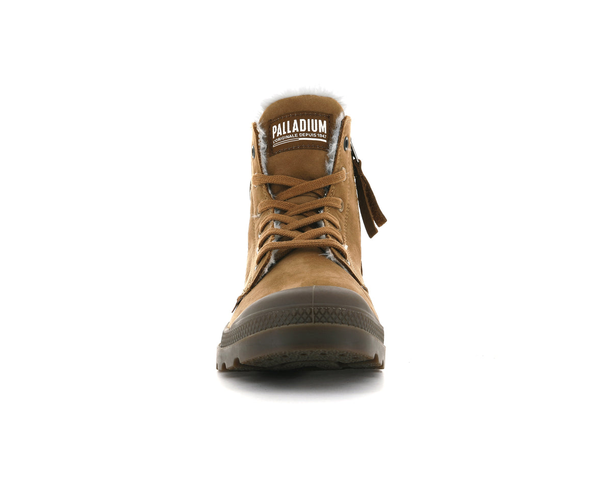 MAHOGANY PAMPA HI ZIP WL - Palladium Top Pick