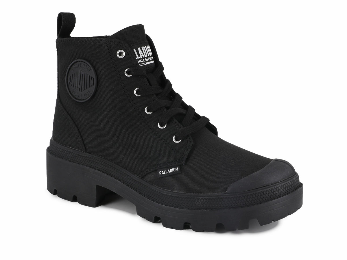 BLACK/BLACK PALLABASE TWILL - Palladium Premium