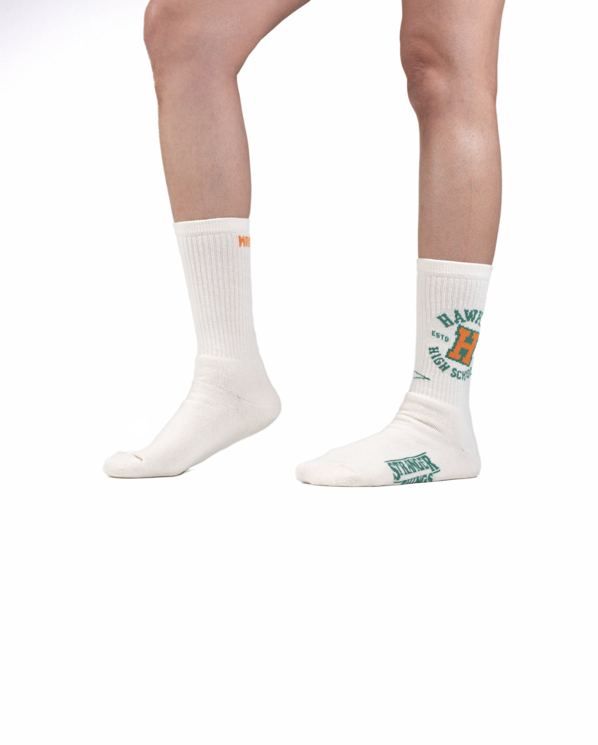 BEIGE STRANGER THINGS HAWKINS SOCKS - Palladium Customer Favorite