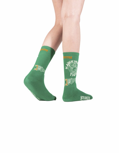 VINTAGE GREEN STRANGER THINGS HAWKINS SOCKS - Palladium Exclusive