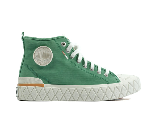 VINTAGE GREEN PALLA ACE CHUKKA ORGANIC - Palladium Discount