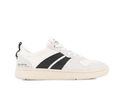 CREAM WHITE/BLACK PALLACUP FLAME LTH - Palladium Signature