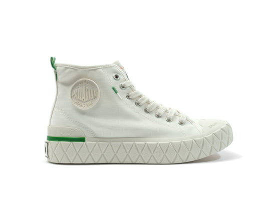 CREAM WHITE PALLA ACE CHUKKA ORGANIC - Palladium Trusted