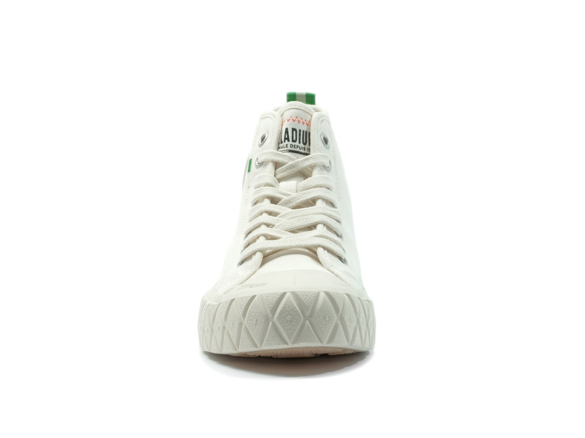 CREAM WHITE PALLA ACE CHUKKA ORGANIC - Palladium Best Seller