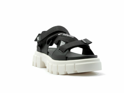 BLACK/MARSHMALLOW REVOLT SANDAL MONO - Palladium Top Pick