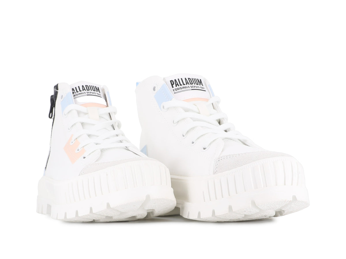 STAR WHITE PALLASHOCK BACKZIP 2 - Palladium Latest