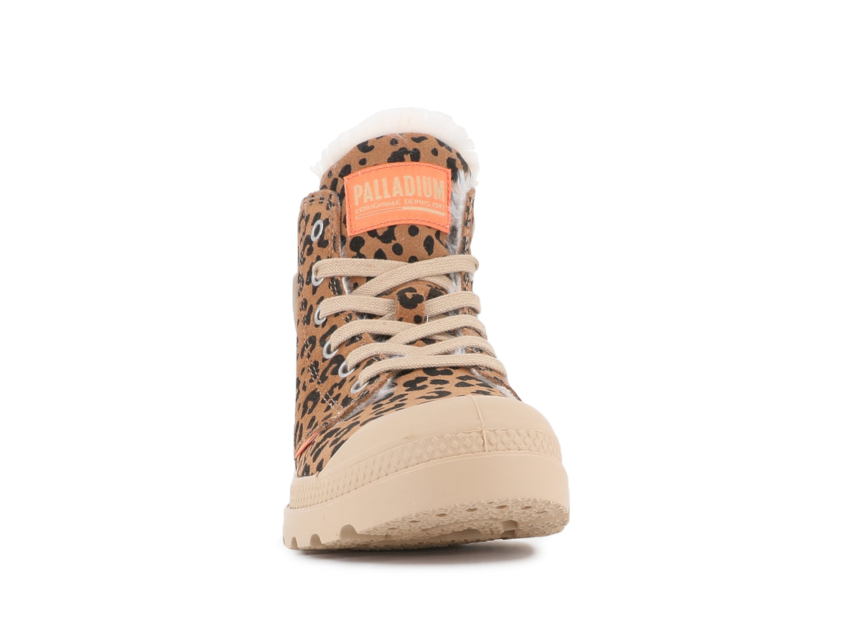 DEAR BROWN / BLACK PAMPA HI ZIP WL LEO - Palladium Trending