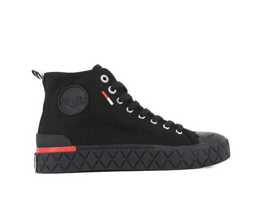 BLACK/BLACK PALLA ACE CHUKKA ORGANIC - Palladium Best Price