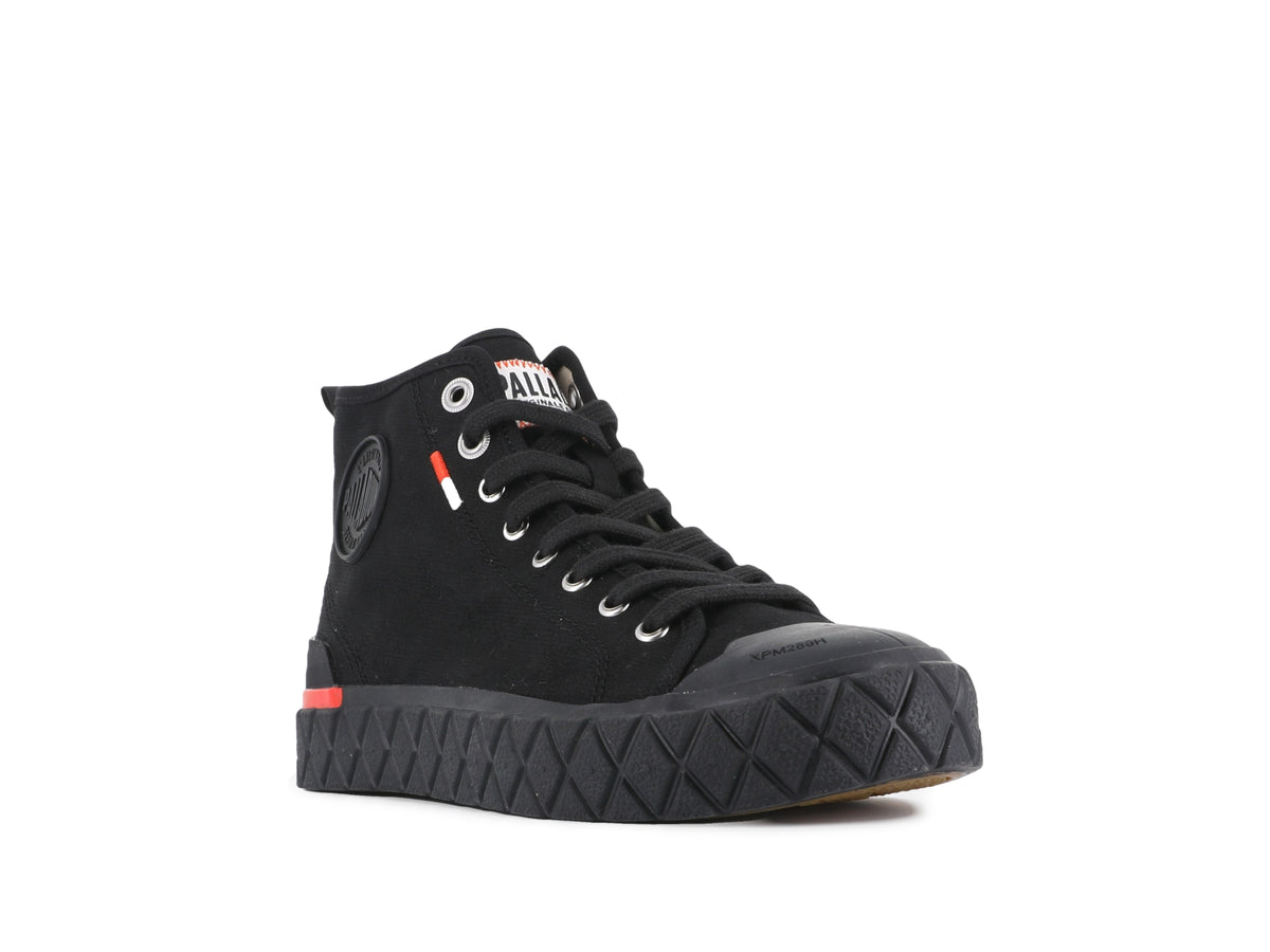 BLACK/BLACK PALLA ACE CHUKKA ORGANIC - Palladium Best Price