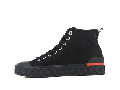 BLACK/BLACK PALLA ACE CHUKKA ORGANIC - Palladium Best Price