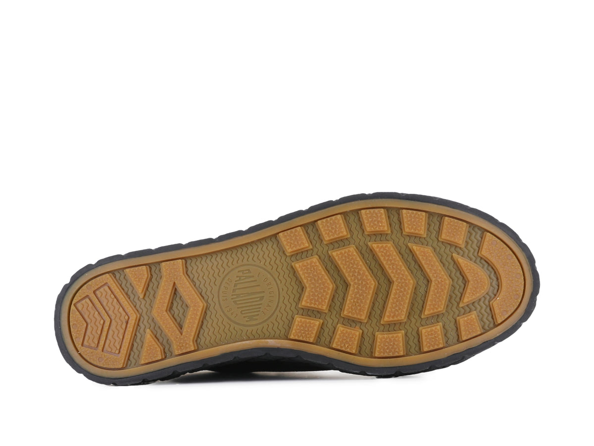 BLACK/BLACK PALLA ACE CHUKKA ORGANIC - Palladium Best Price