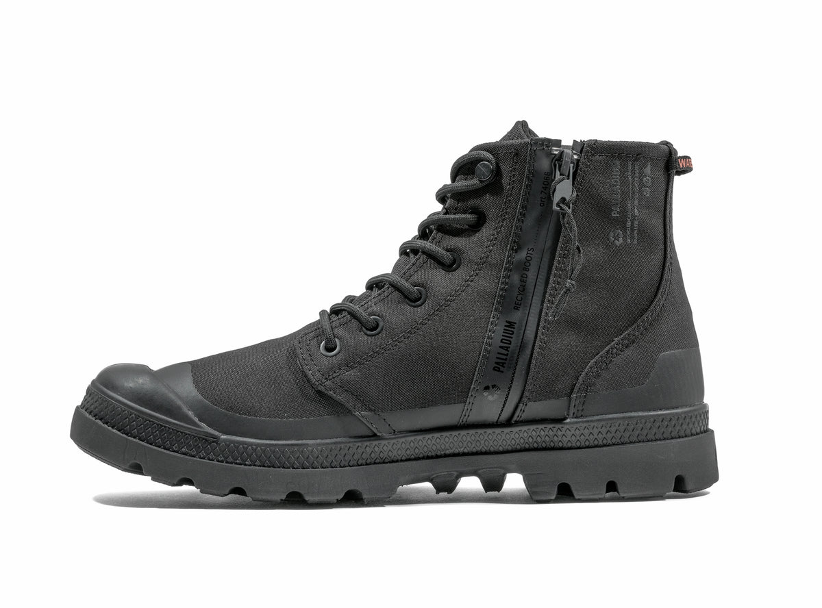 BLACK/BLACK PAMPA RCYL LT+WP+ZIP - Palladium Sale