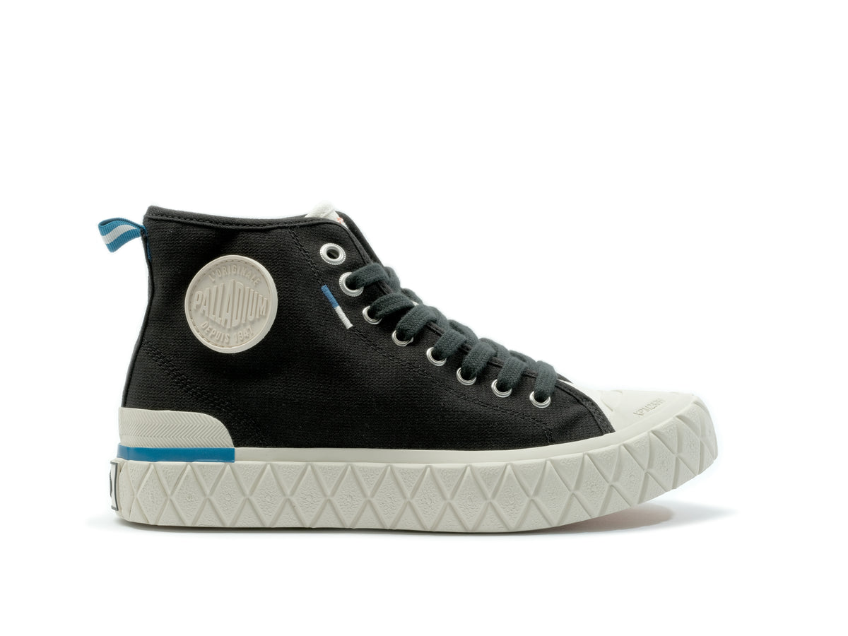 BLACK PALLA ACE CHUKKA ORGANIC - Palladium Classic