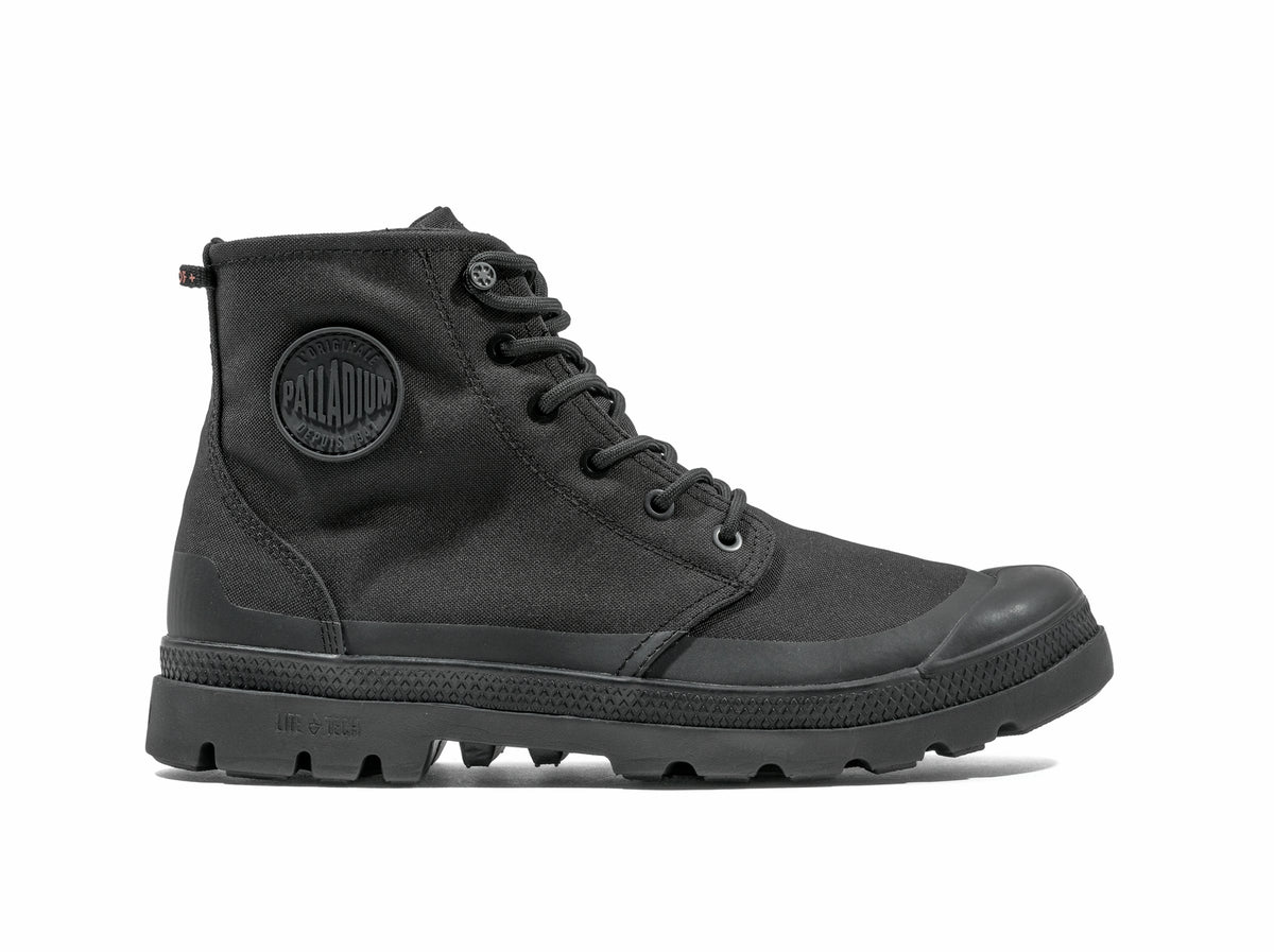 BLACK/BLACK PAMPA RCYL LT+WP+ZIP - Palladium Recommended