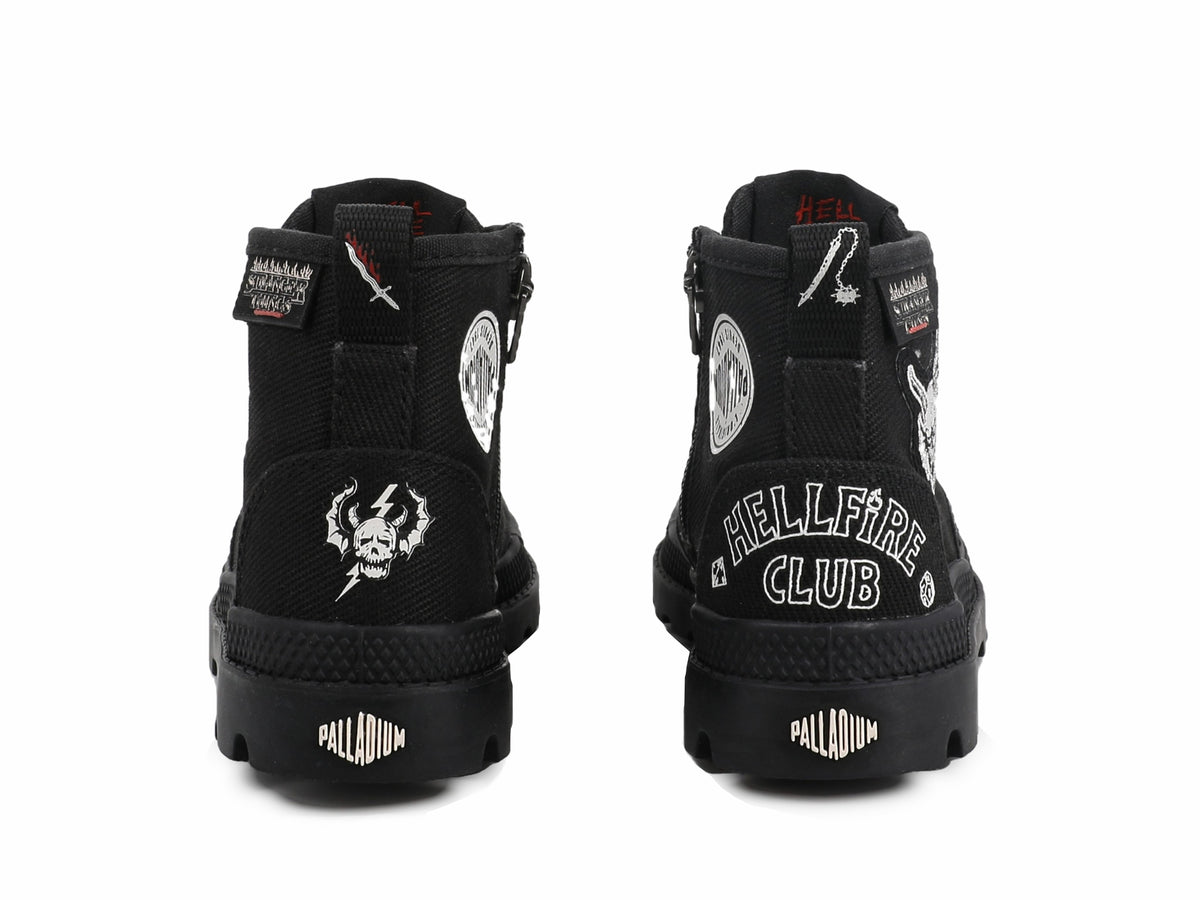 ALL BLACK PAMPA HELLFIRE KID - Palladium Trusted